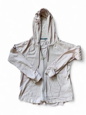 Calvin Klein Women’s Zip-Up Hoodie Jacket — Light Blush